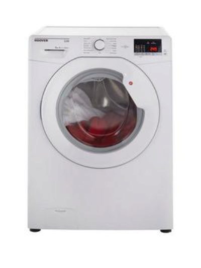 Hoover Link One Touch Hla1492D3 9Kg Load, 1400 Spin Washing Machine - White Hoover Link One Touch Hla1492D3 9Kg Load, 1400 Spin Washing Machine - White